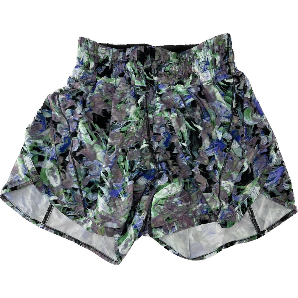 Lululemon Track That Mid-Rise Short 5" Rapid Flourish Multi Women’s size 2